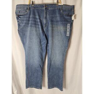 Old Navy women’s Mid-rise Power Slim Straight Jeans- Size 30-Plus Size- NWT